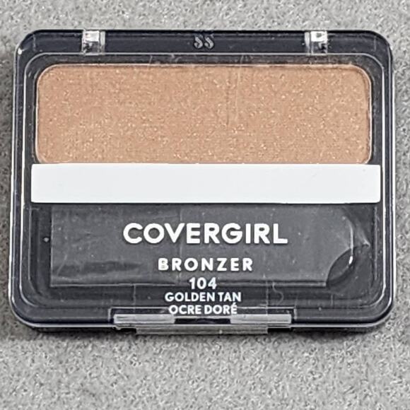 CoverGirl Lot of 2 Cheekers Bronzer #104 GOLDEN TAN Bronzer .12oz - Picture 1 of 7